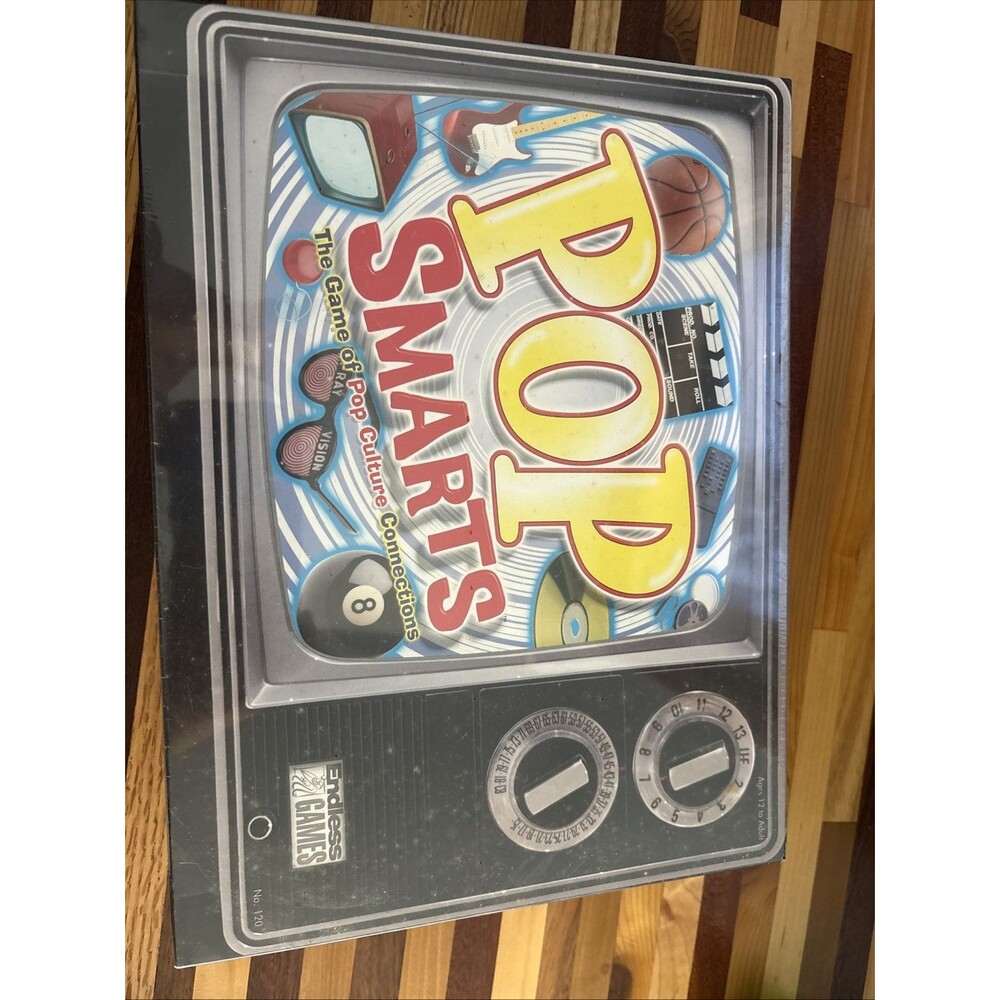 POP SMARTS Trivia Pop Culture Board Game 2001 Endless Games/New in sealed box